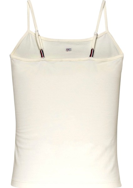 Bisiklet Yaka Beyaz Kadın T-Shirt DW0DW20675YBL fiyatları