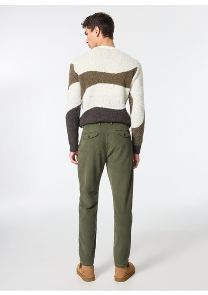 Normal Bel Normal Paça Slim Fit Yeşil Erkek Pantolon PSI1283SS indirimleri