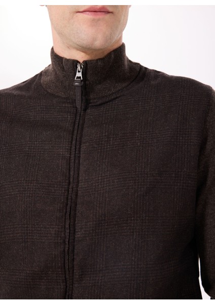 Slim Fit Koyu Kahve Erkek Ceket HM703256 fırsatları