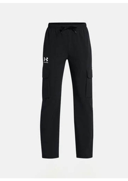 Düz Paça Siyah Erkek Çocuk Eşofman Altı Ua B Icon Woven PANT-1386702-001