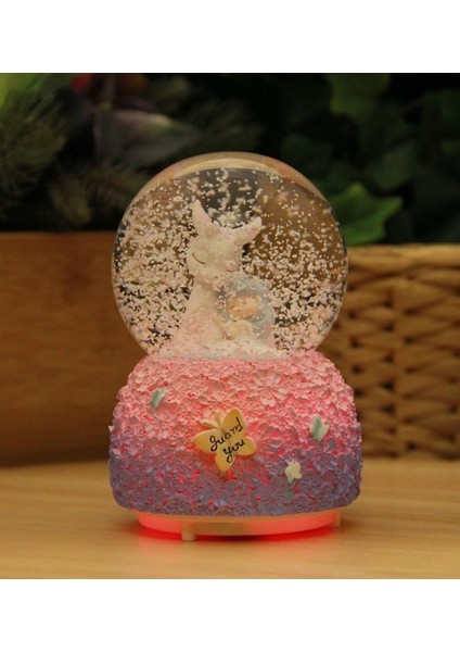 Sevimli Ceylan Temalı Büyük Boy Püskürtmeli Işıklı ve Müzikli Kar Küresi fiyatları
