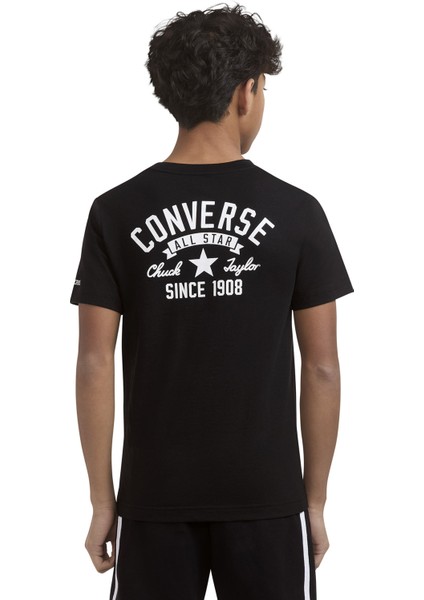 Baskılı Siyah Erkek Çocuk T-Shirt 9CG911-023-CNVB Retro Front Back Lo fırsatları