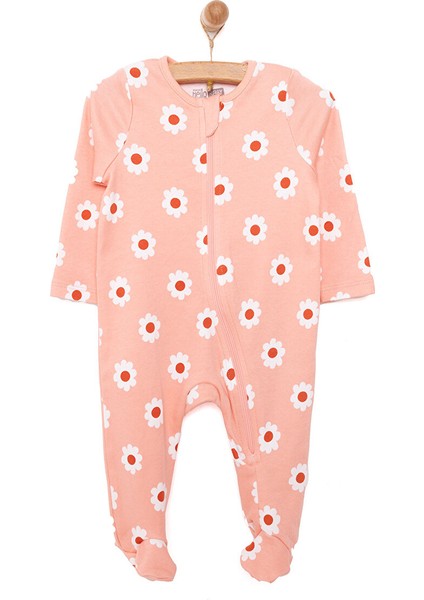 Yenidoğan Kız Patikli Tulum Kız Bebek