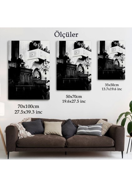 - Atatürk 29 Ekim Meclis Konuşması TABLOSU-6467