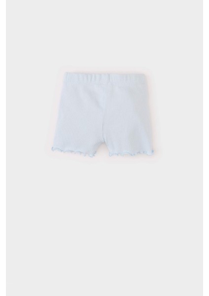 Kız Bebek Beli Lastikli Fitilli Kaşkorse Şort C1460A525SM