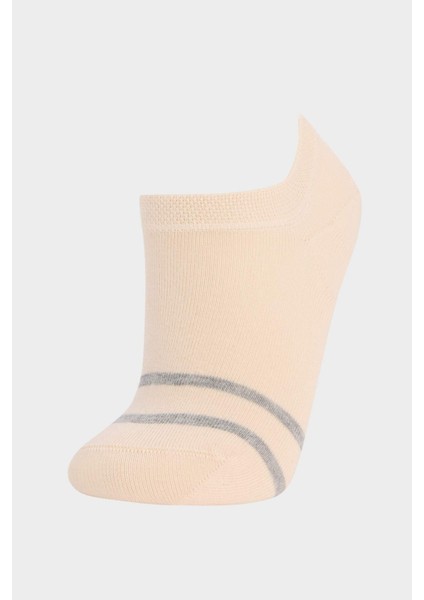 Erkek 3'lü Pamuklu Sneaker Çorap D9949AXNS