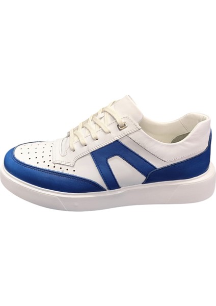 Mavi Beyaz Erkek Sneaker