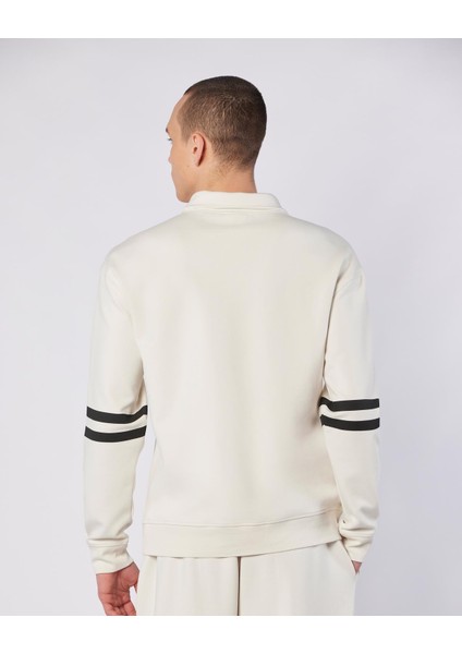 Porte Sweatshirt Erkek Ekru Regular Fit Sweatshirt modelleri