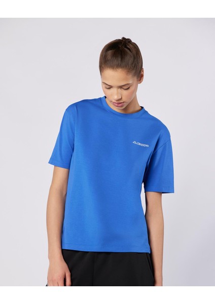 Jendyna Kadın Mavi Regular Fit Tişört modelleri