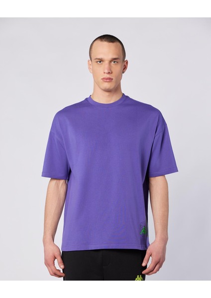 Bento Tshirt Erkek Mor Regular Fit Tişört