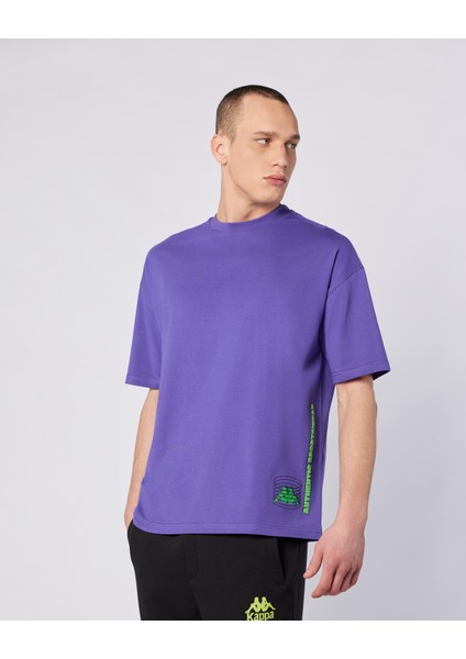 Bento Tshirt Erkek Mor Regular Fit Tişört fırsatları