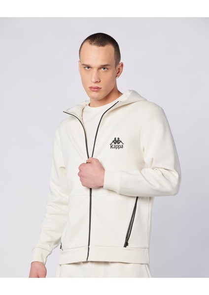 Fabio Full Zip Erkek Ekru Regular Fit Fermuarlı Eşofman Üstü modelleri
