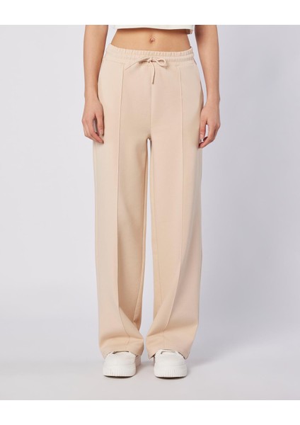 Edna Pant Kadın Bej Regular Fit Eşofman Altı