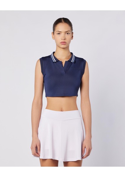Elegance Polo Wmn Kadın Lacivert Regular Fit Polo Yaka Tişört