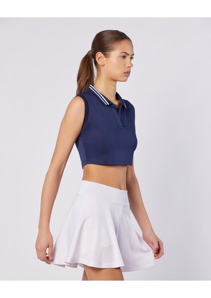 Elegance Polo Wmn Kadın Lacivert Regular Fit Polo Yaka Tişört