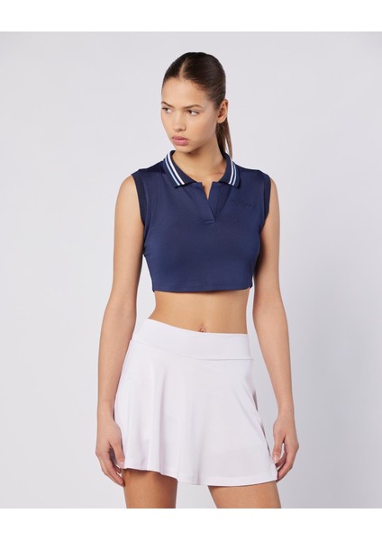 Elegance Polo Wmn Kadın Lacivert Regular Fit Polo Yaka Tişört