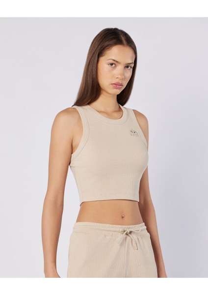 Leda Tank Kadın Bej Regular Fit Atlet modelleri