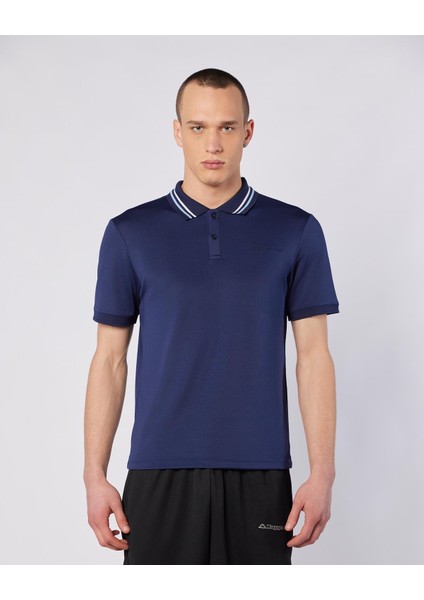 Logo Ege Erkek Lacivert Regular Fit Polo Yaka Tişört