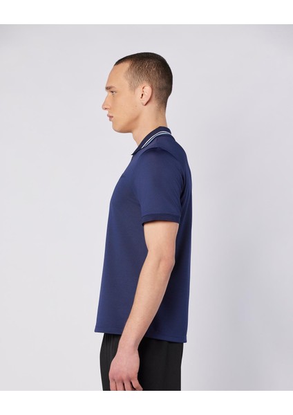 Logo Ege Erkek Lacivert Regular Fit Polo Yaka Tişört