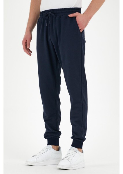 Erkek Lacivert Alttan Lastikli Eşofman Altı 2050-01 fiyatları