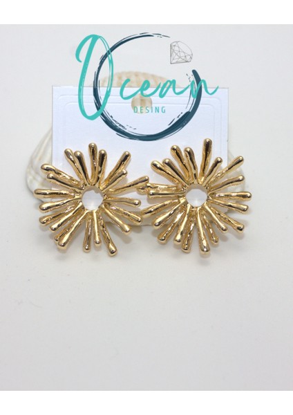Pirinç Gold Renk Kemik Model Küpe fiyatları