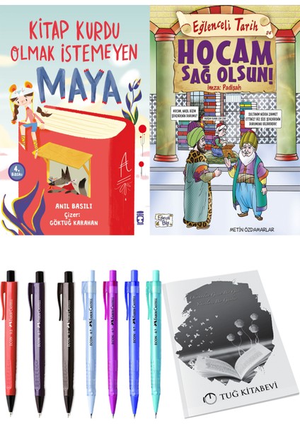 Kitap Kurdu Olmak İstemeyen Maya ve Hocam Sağolsun İmza Padişah