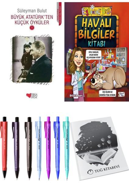Büyük Atatürk'ten Küçük Öyküler 1 ve Havalı Bilgiler Kitabı