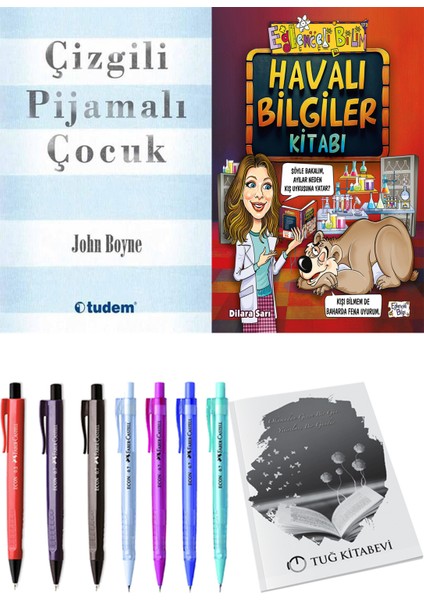 Çizgili Pijamalı Çocuk ve Havalı Bilgiler Kitabı