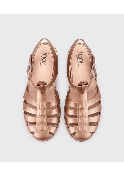 Biarritz Metal Bronce Kadın Sandalet S10346-099 modelleri