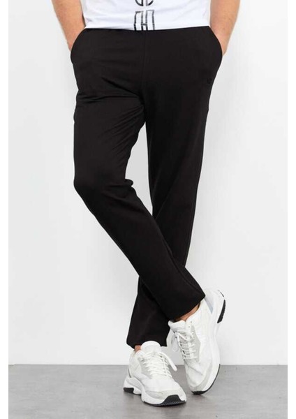 Erkek Siyah Düz Paça Eşofman Altı 2001-02 fiyatları
