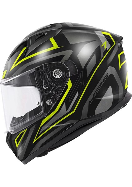 50.7 Proton Mat Tıtanıum-Sarı Kask