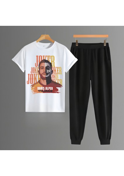 Barış Alper Fotograf Forma Baskılı Tişört Regular Fit T-Shirt Eşofman Takımı