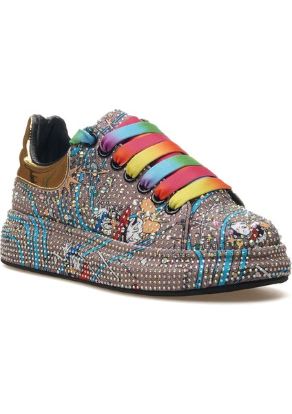 Kadın Taş Detaylı Senaker Günlük Ayakkabı 25Y 25Y451-1 Z fırsatları