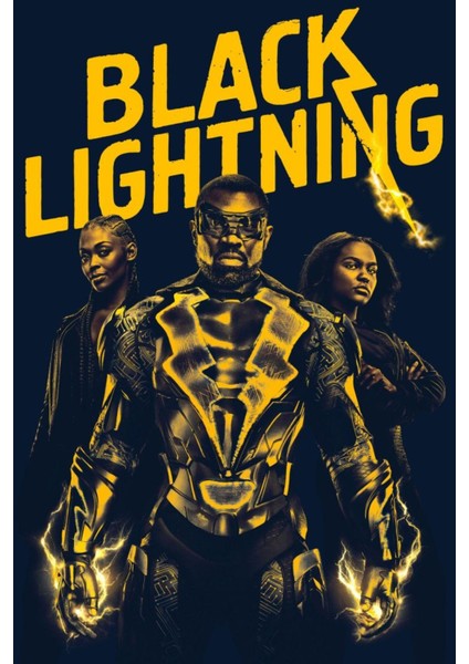 Black Lightning (2018) 7 ( Tv - Dizi ) Folyo Afiş - Poster ( 35 cm x 50 cm )