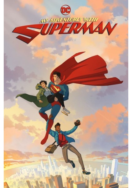 My Adventures With Superman (2023) 1 ( Tv - Dizi ) Folyo Afiş - Poster ( 35 cm x 50 cm )