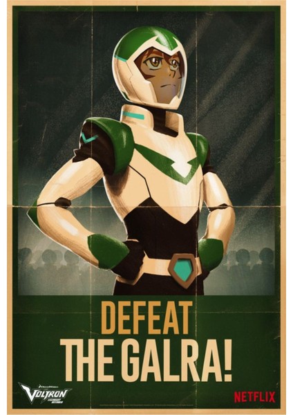 Voltron Legendary Defender (2016) 1 ( Tv - Dizi ) Folyo Afiş - Poster ( 35 cm x 50 cm )
