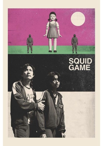 Squid Game (2021) 21 ( Tv - Dizi ) Folyo Afiş - Poster ( 35 cm x 50 cm )