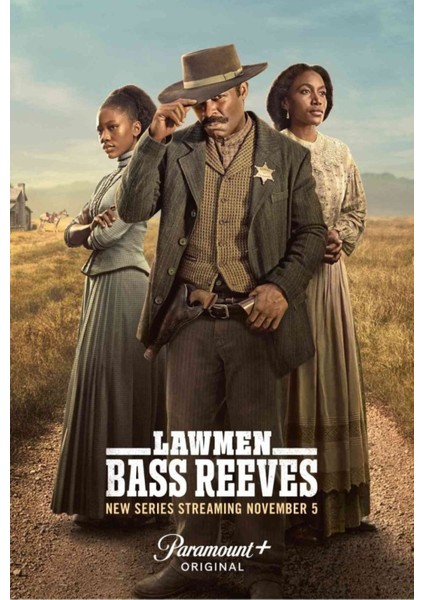 Lawmen Bass Reeves (2023) 4 ( Tv - Dizi ) Folyo Afiş - Poster ( 35 cm x 50 cm )