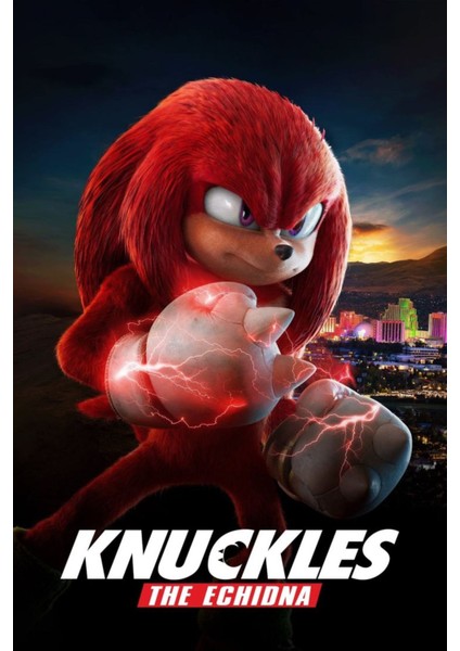 Knuckles (2024) 4 ( Tv - Dizi ) Folyo Afiş - Poster ( 35 cm x 50 cm )