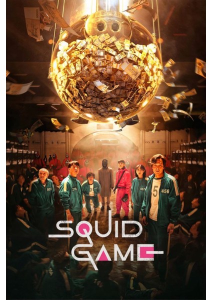 Squid Game (2021) 18 ( Tv - Dizi ) Folyo Afiş - Poster ( 35 cm x 50 cm )
