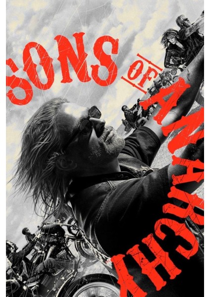 Sons Of Anarchy (2008) 5 ( Tv - Dizi ) Folyo Afiş - Poster ( 35 cm x 50 cm )