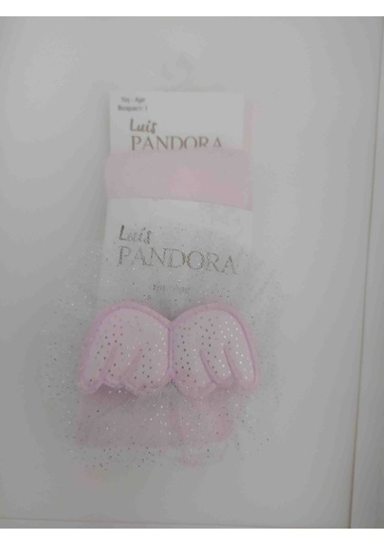 Luis Pandora Tül Kanat Aksesuarlı Çocuk Külotlu Çorap