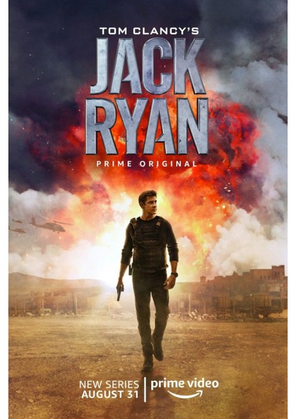 Tom Clancy's Jack Ryan (2018) 4 ( Tv - Dizi ) Folyo Afiş - Poster ( 35 cm x 50 cm )