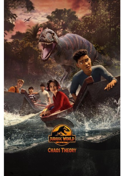 Jurassic World Chaos Theory (2024) 1 ( Tv - Dizi ) Folyo Afiş - Poster ( 35 cm x 50 cm )