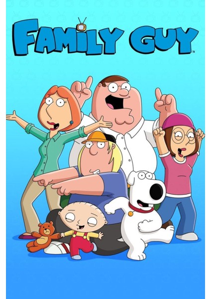 Family Guy (1999) 10 ( Tv - Dizi ) Folyo Afiş - Poster ( 35 cm x 50 cm )