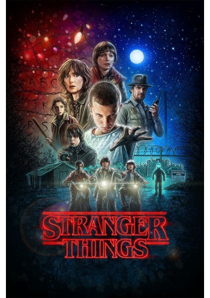 Stranger Things (2016) 10 ( Tv - Dizi ) Folyo Afiş - Poster ( 35 cm x 50 cm )