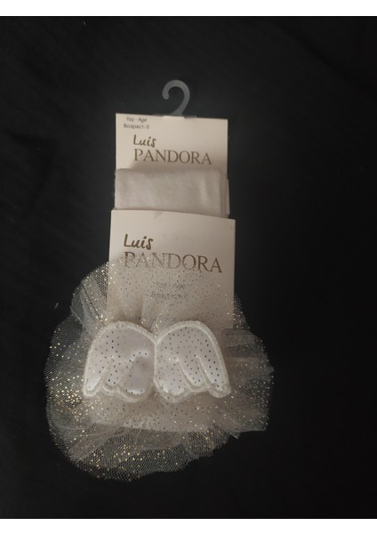 Luis Pandora Tül Kanat Aksesuarlı Çocuk Külotlu Çorap