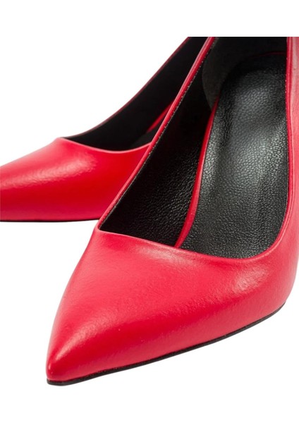 Kadın 8 cm Topuklu Ayakkabı Kırmızı
