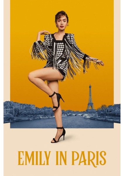 Emily In Paris (2020) 4 ( Tv - Dizi ) Folyo Afiş - Poster ( 50 cm x 70 cm )