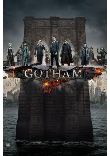 Gotham (2014) 7 ( Tv - Dizi ) Folyo Afiş - Poster ( 50 cm x 70 cm )